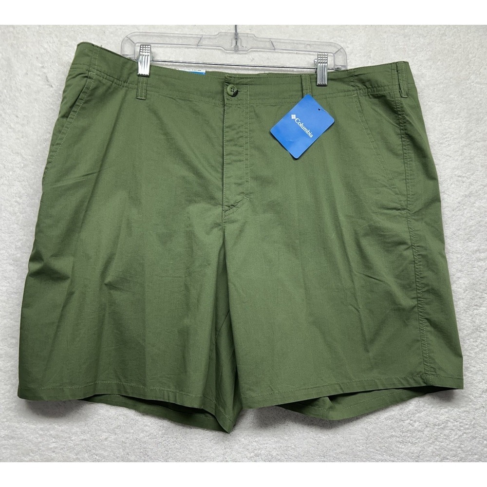 Columbia Mens Size 40 Green Pine Canyon 8" Inseam Weekend Shorts (T9)